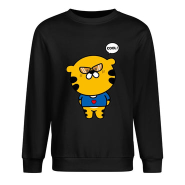 Front Patterned Long Sleeve TopRecycled Relaxed