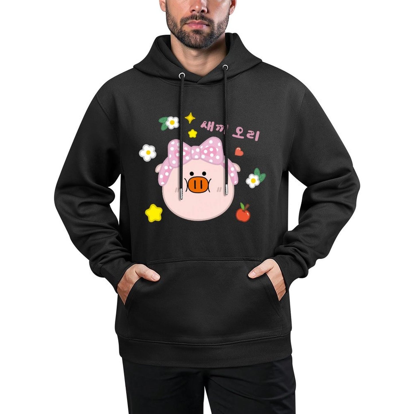 IPBR 250g Hooded Pocket Sweatshirt Front GraphicMen's Hooded  Sweatshirt4001109