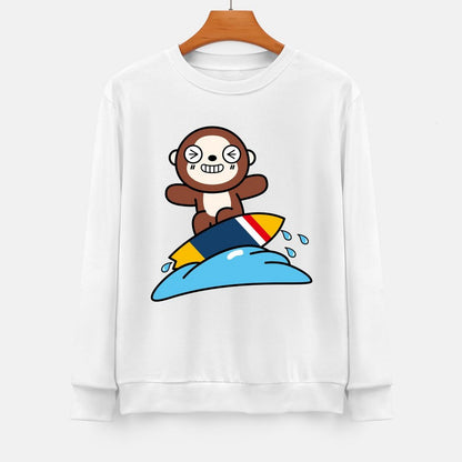 Front Patterned Long Sleeve TopOutdoor Fresh