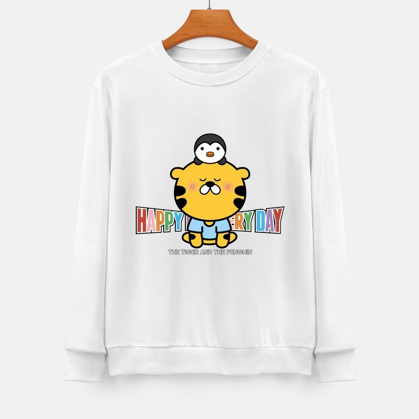 Front Patterned Long Sleeve TopSmooth Feel Outdoor