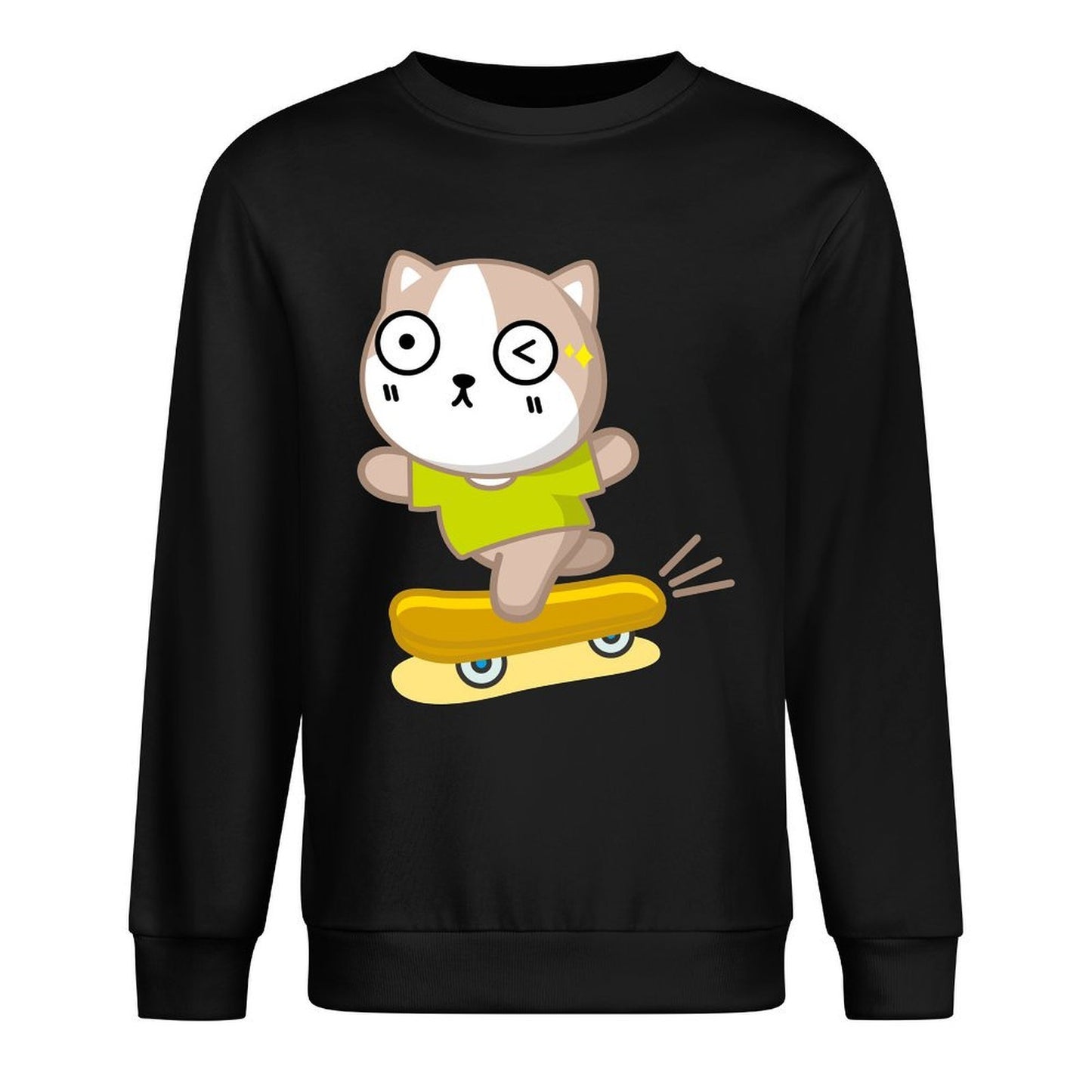 Front Patterned Long Sleeve TopActive Minimal