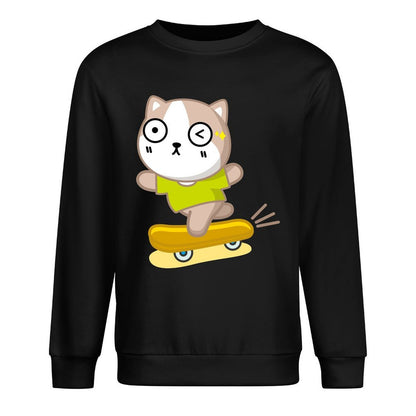 Front Patterned Long Sleeve TopActive Minimal