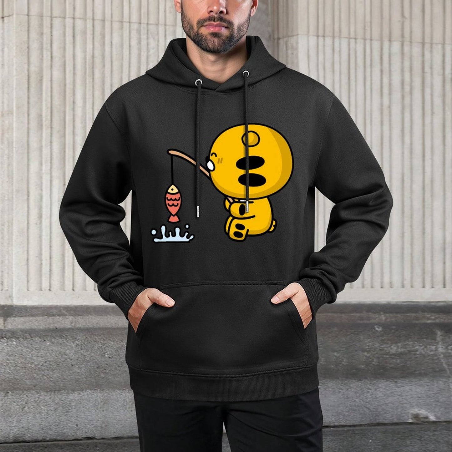 Natural Reliable Front Graphic Hoodies