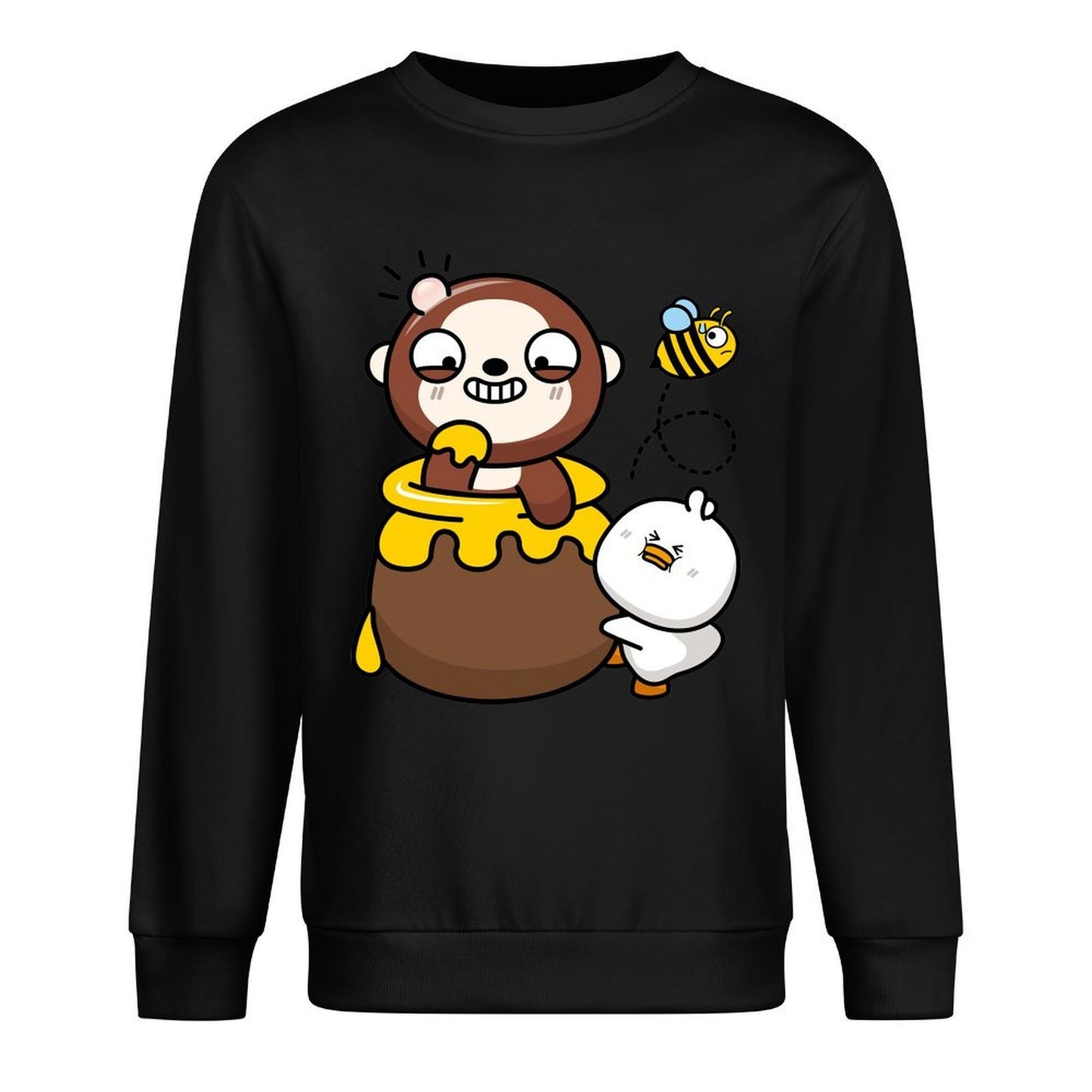 Front Patterned Long Sleeve TopClean EasyStyle