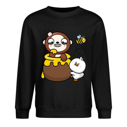 Front Patterned Long Sleeve TopClean EasyStyle