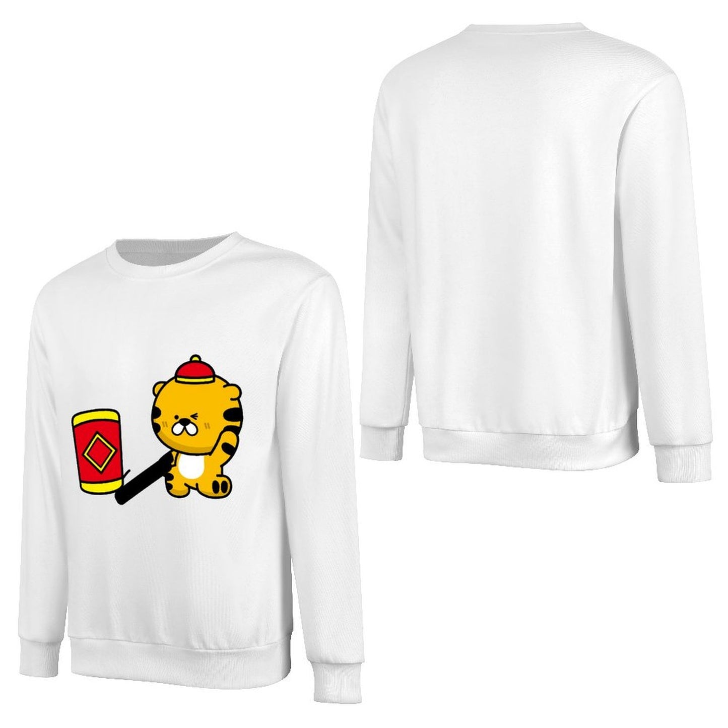 Front Patterned Long Sleeve TopChill Clean Edges