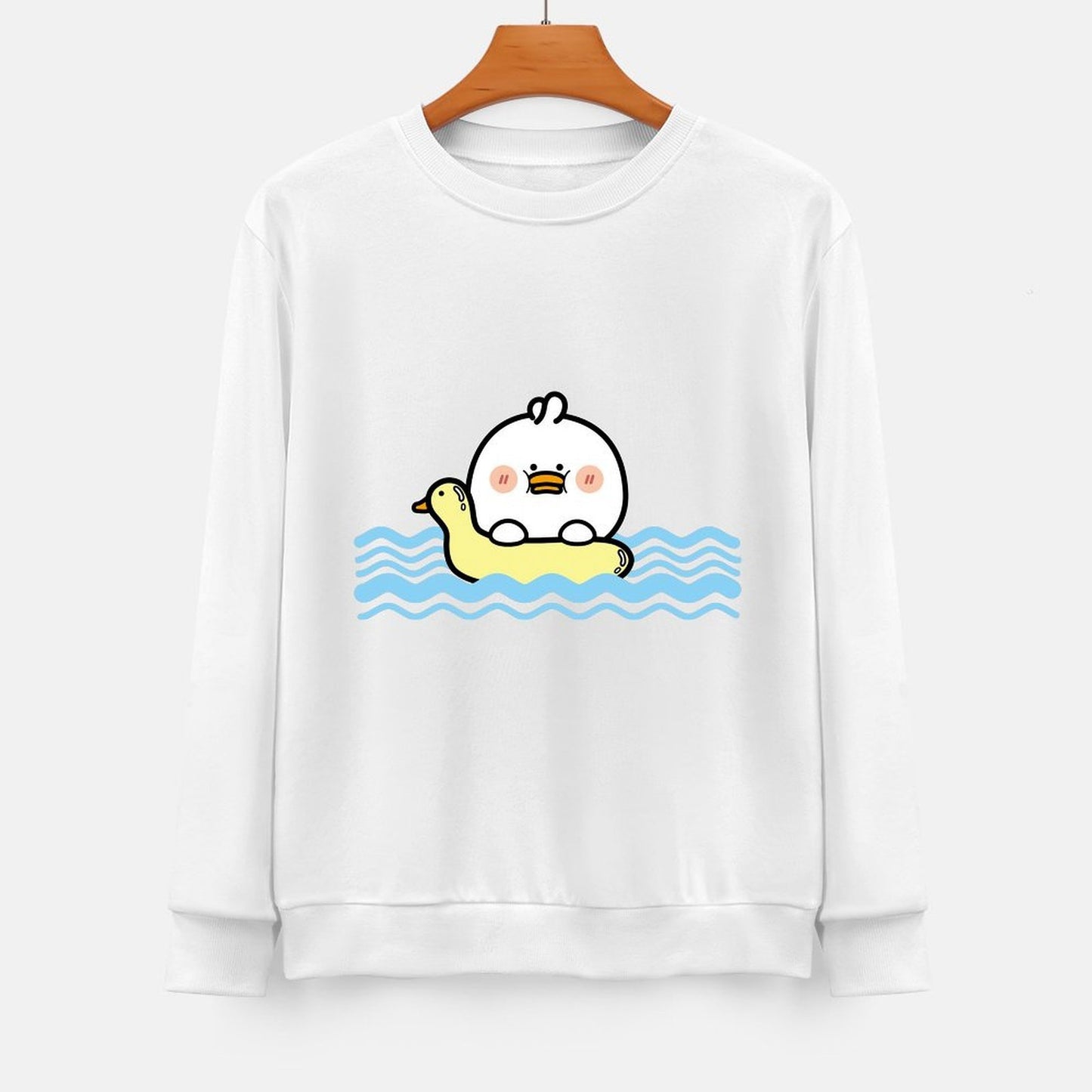 Front Patterned Long Sleeve TopComfortSeries SoftFeel