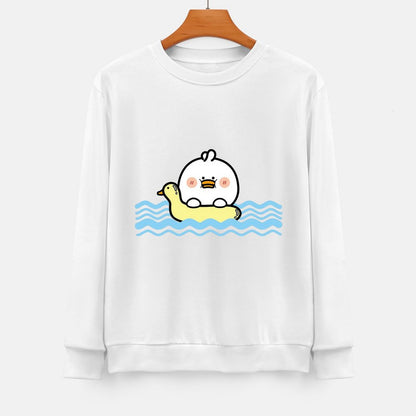 Front Patterned Long Sleeve TopComfortSeries SoftFeel