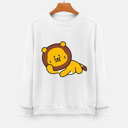 Front Patterned Long Sleeve TopDouble-Stitched CleanCut