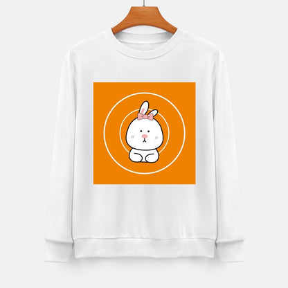 Front Patterned Long Sleeve TopCasual Sharp