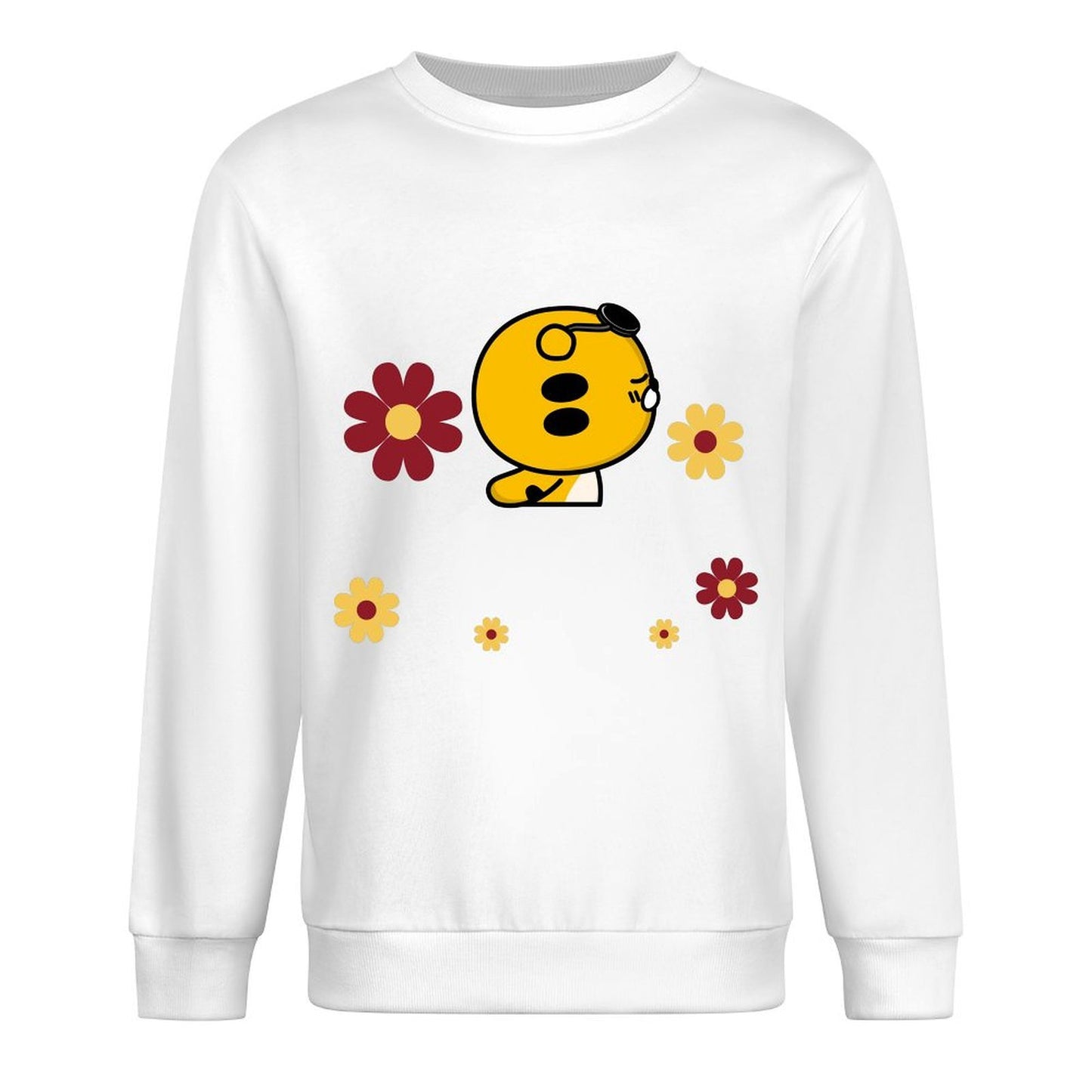 Front Patterned Long Sleeve TopLightweight Everyday