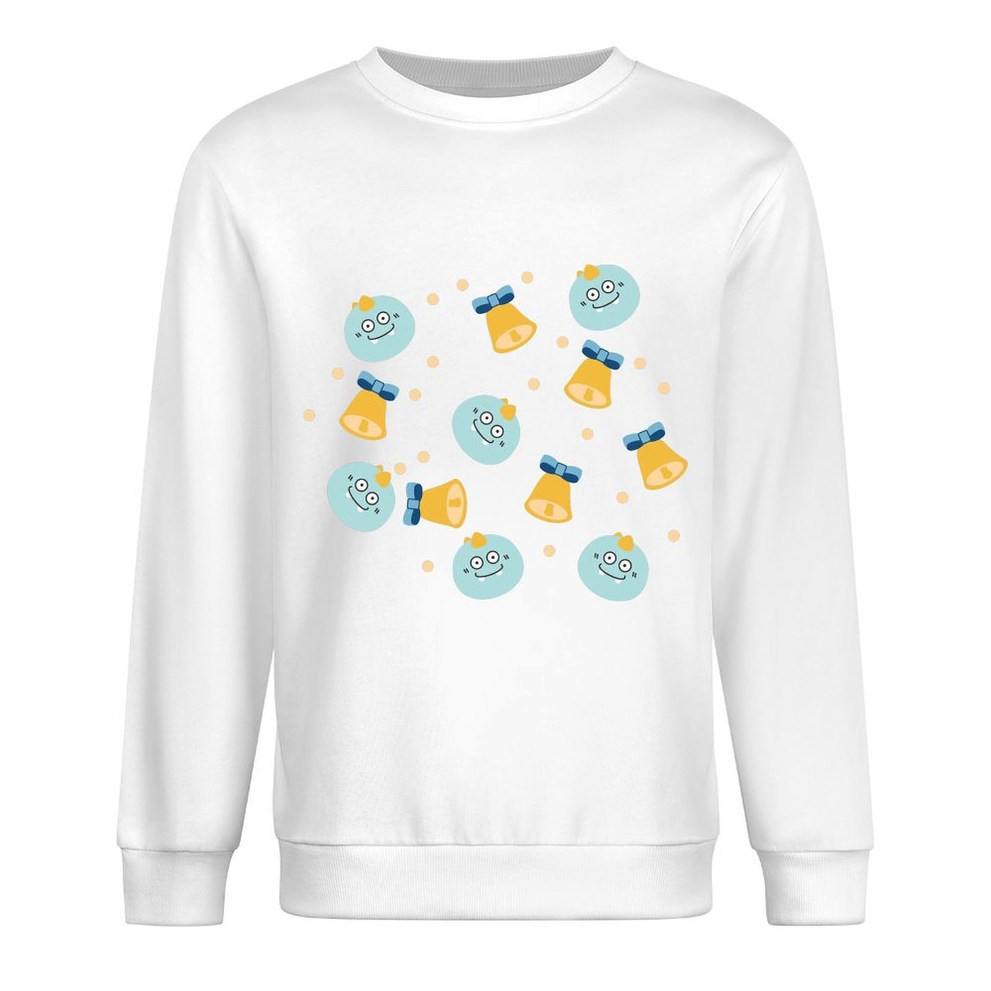 Front Patterned Long Sleeve TopEverydayComfort Tear-Resistant