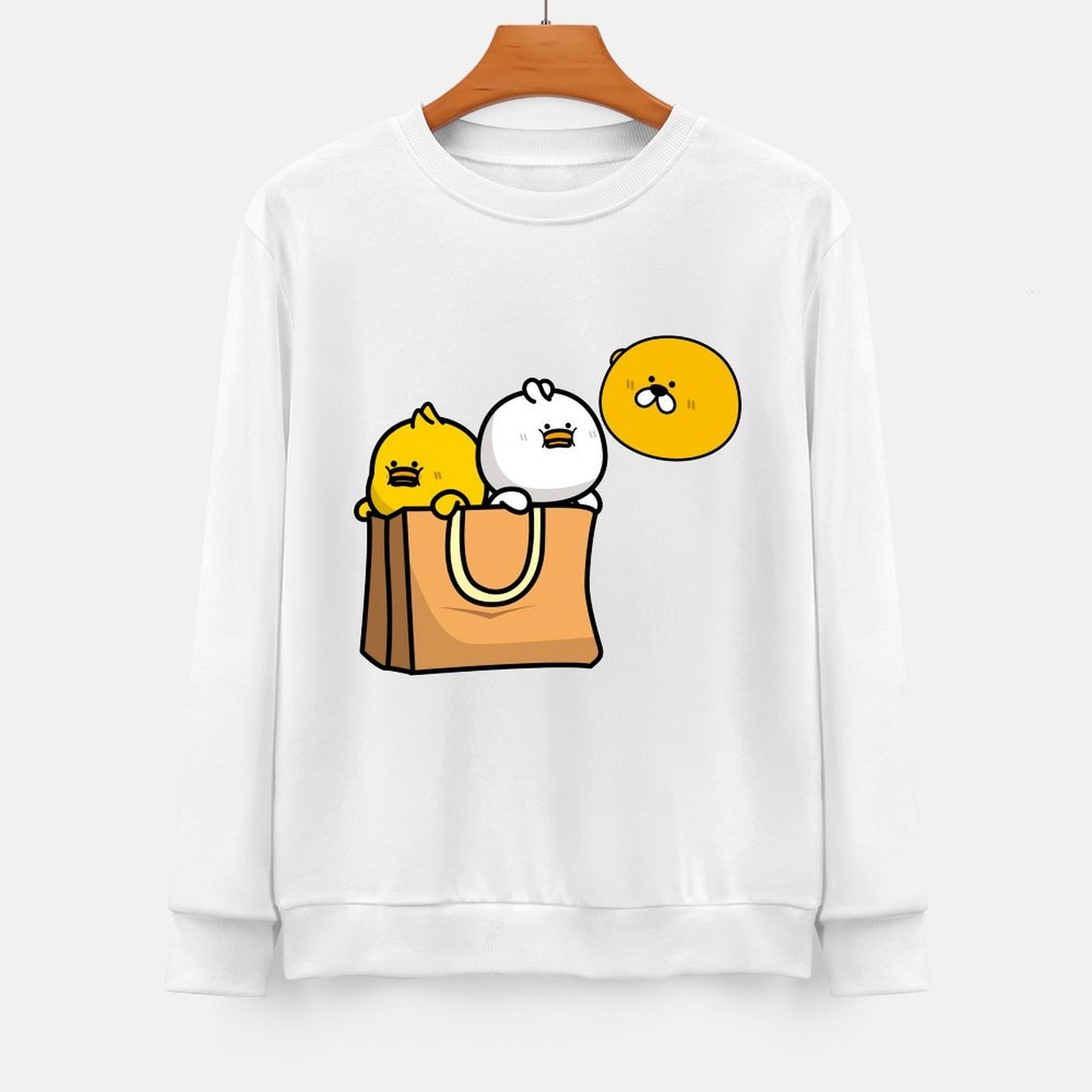 Front Patterned Long Sleeve TopEverydayWear EasyStyle