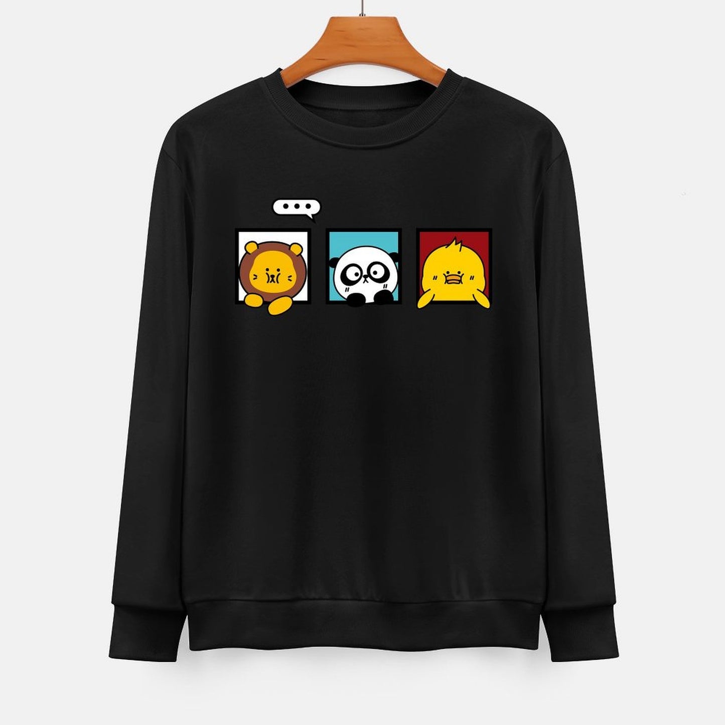 Front Patterned Long Sleeve TopFitted Wrinkle-Free