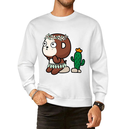 Front Patterned Long Sleeve TopSoft Batch-Printed