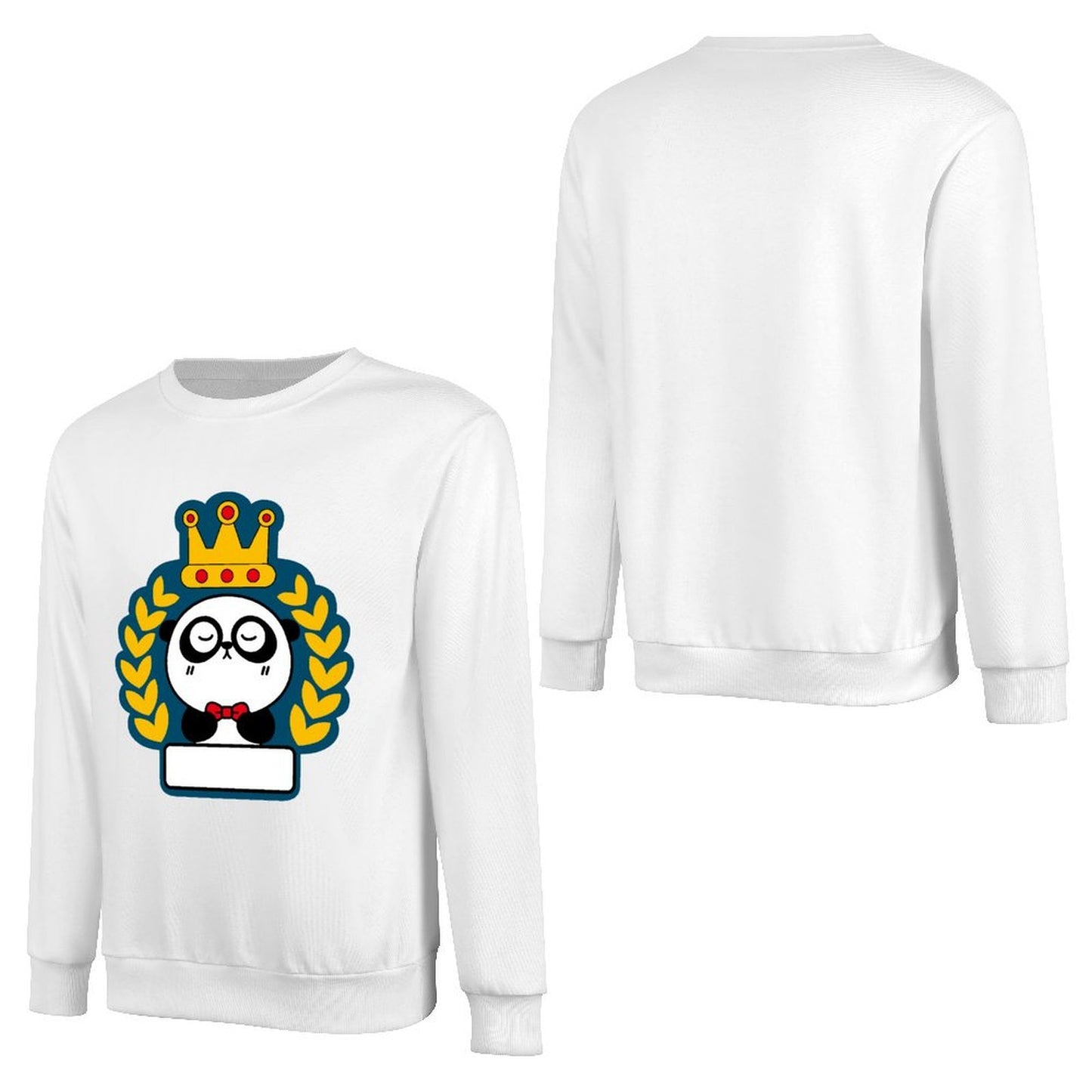 Front Patterned Long Sleeve TopEasy-Care Moisture-Wicking