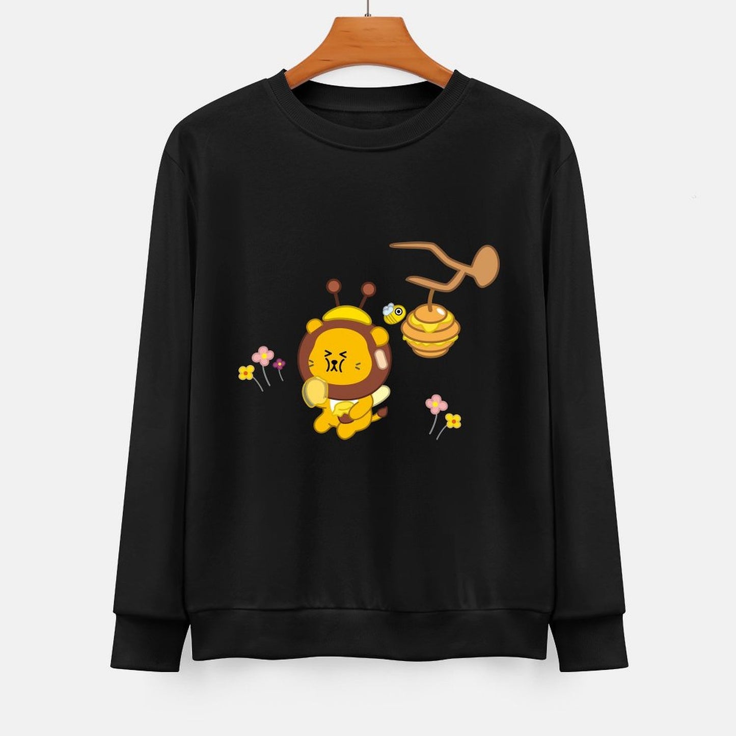  Front Patterned Long Sleeve TopSoft Moisture-Wicking