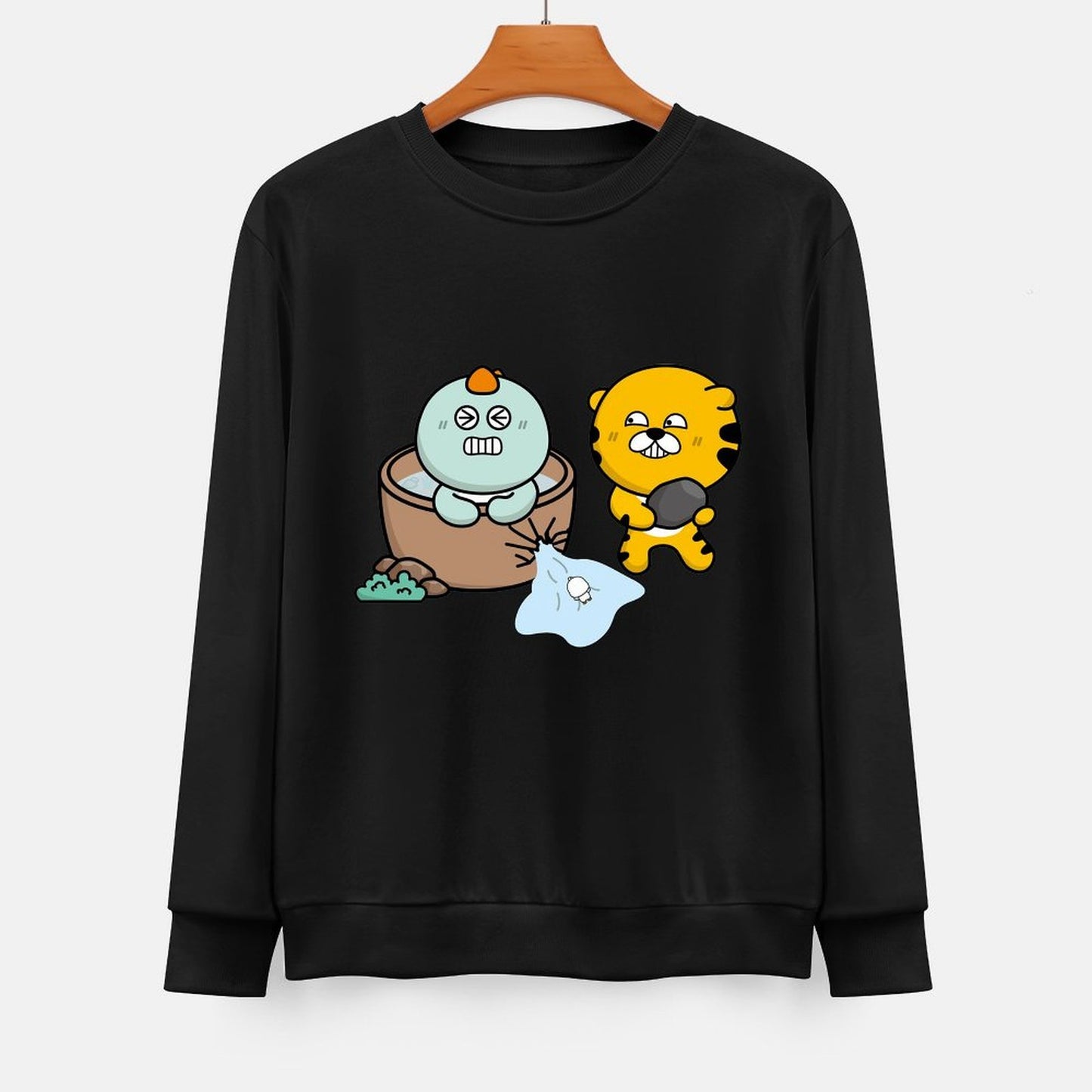 Front Patterned Long Sleeve TopBold Edition