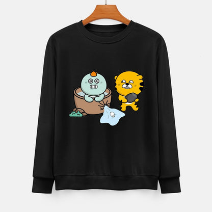 Front Patterned Long Sleeve TopBold Edition