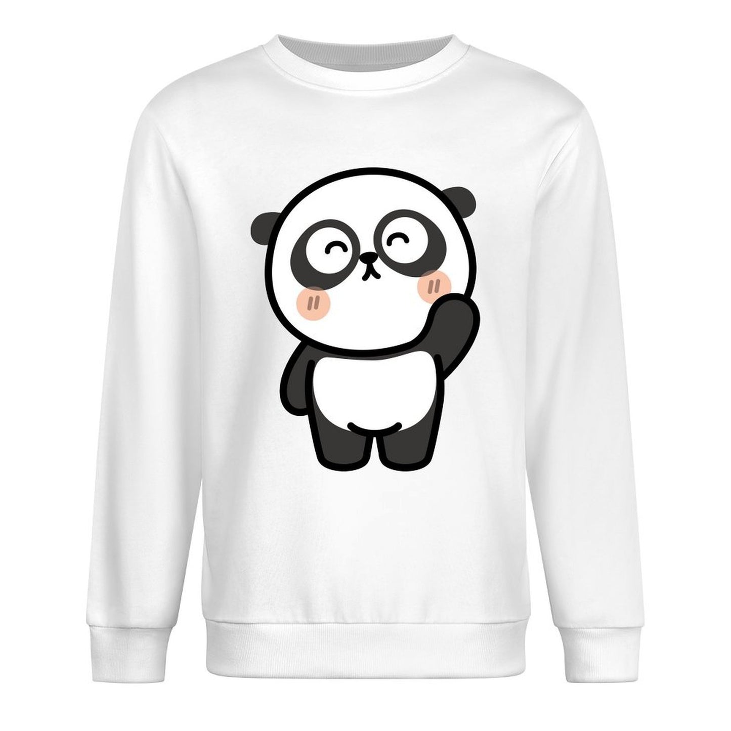 Front Patterned Long Sleeve TopPlain Outdoor