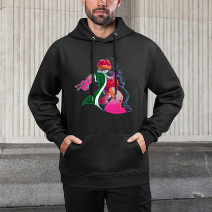 IPIB 250g Hooded Pocket Sweatshirt Front GraphicMen's Hooded  Sweatshirt6000009-4