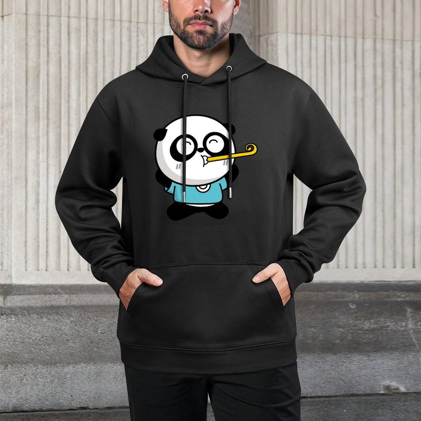 On-Demand Shrink-Resistant Front Graphic Hoodies