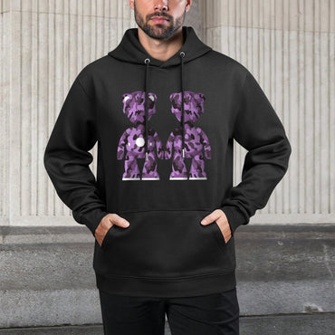 IPIB 250g Hooded Pocket Sweatshirt Front GraphicMen's Hooded  Sweatshirt6000090-4