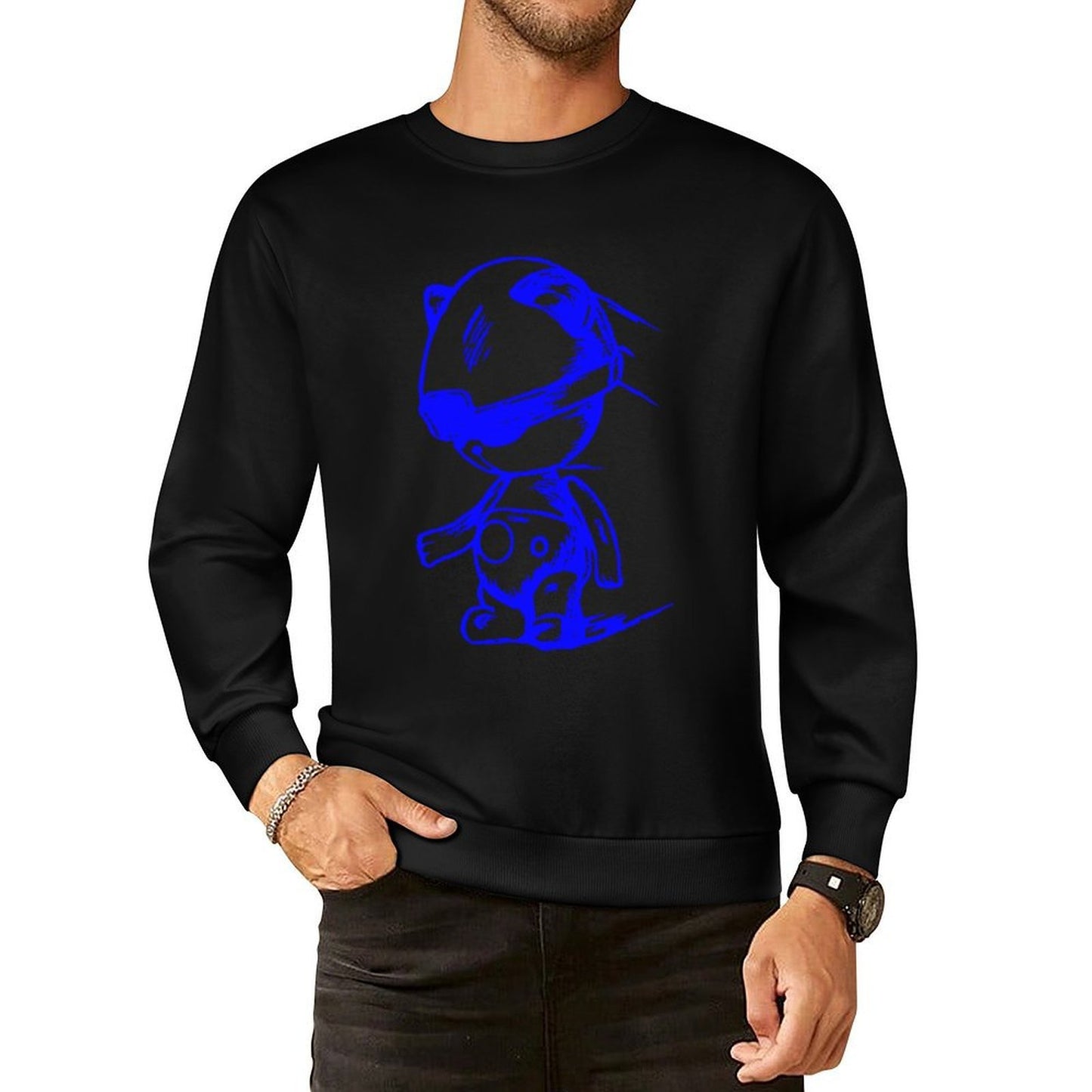 IPIB 250g Crew Neck Long Sleeve Sweatshirt Front GraphicCrew Neck Long Sleeve Sweatshirt6000053-6