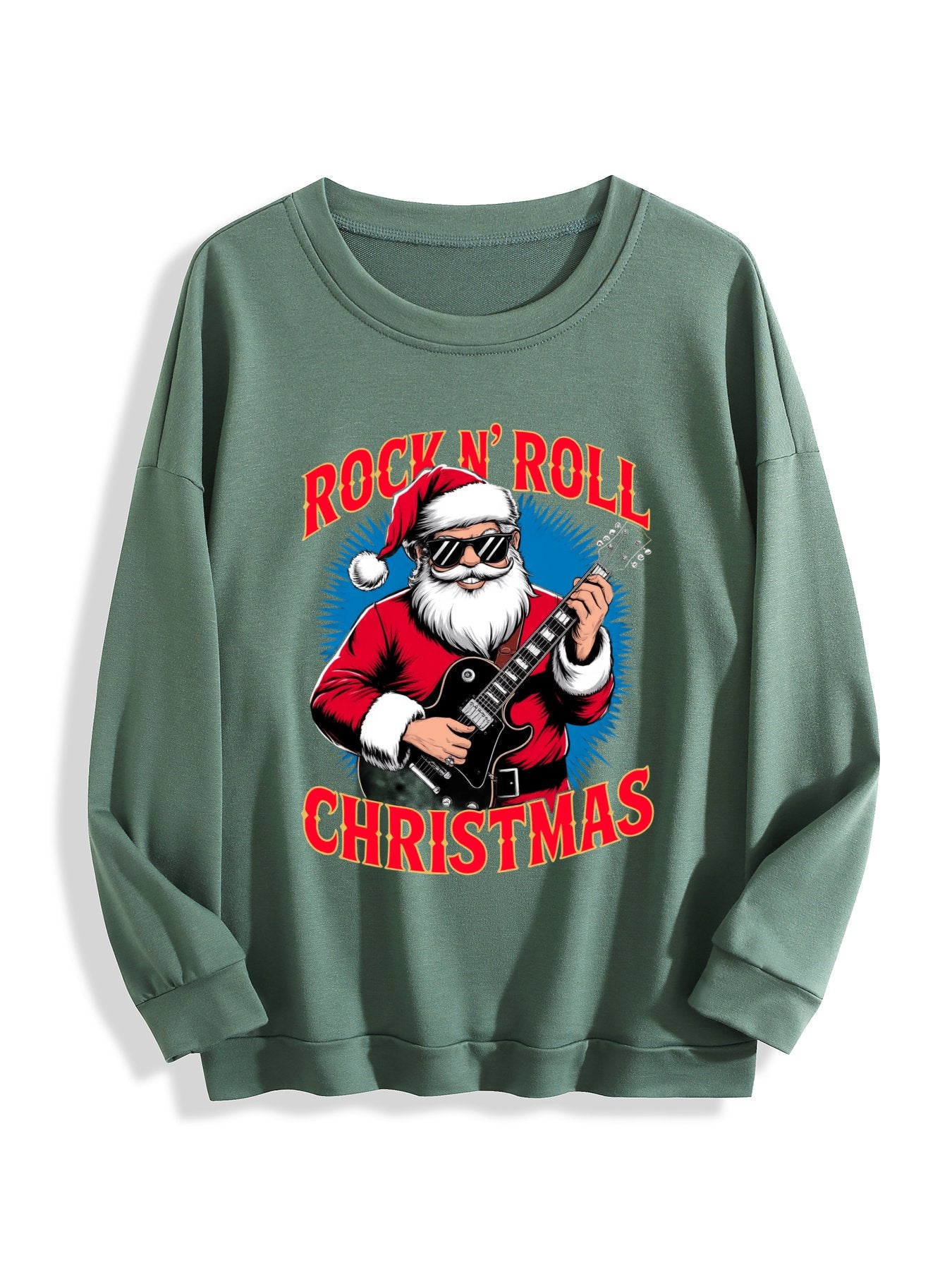 Customized Christmas-themed hoodies Holding a gun
