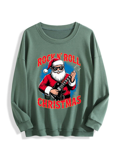 Customized Christmas-themed hoodies Holding a gun