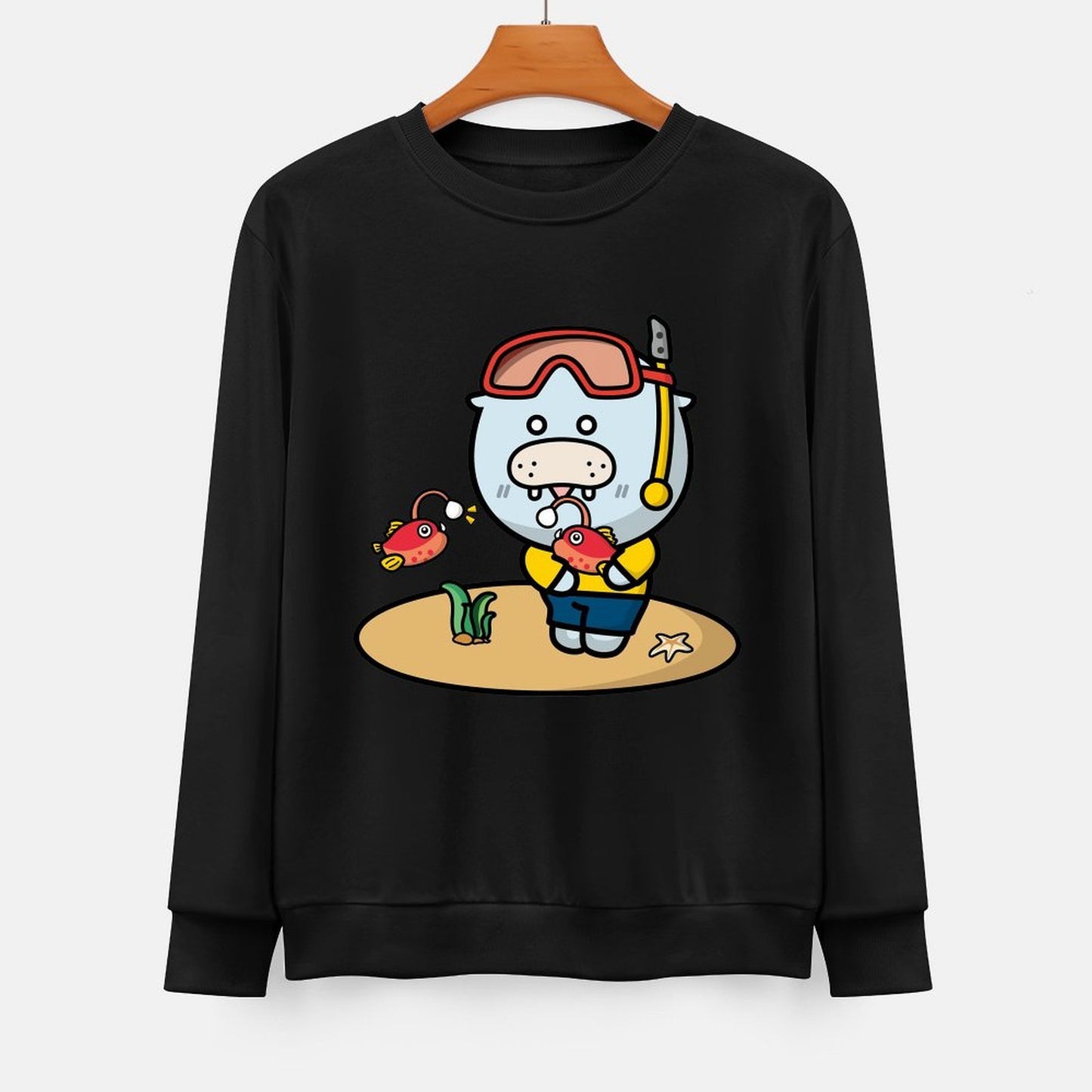  Front Patterned Long Sleeve TopStudio YearRound