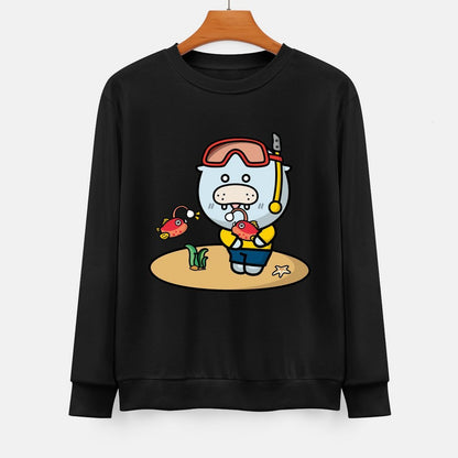  Front Patterned Long Sleeve TopStudio YearRound