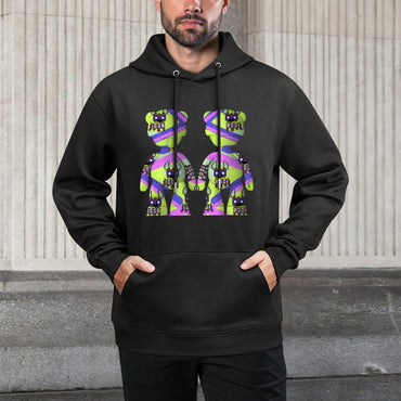 IPIB 250g Hooded Pocket Sweatshirt Front GraphicMen's Hooded  Sweatshirt6000078-5