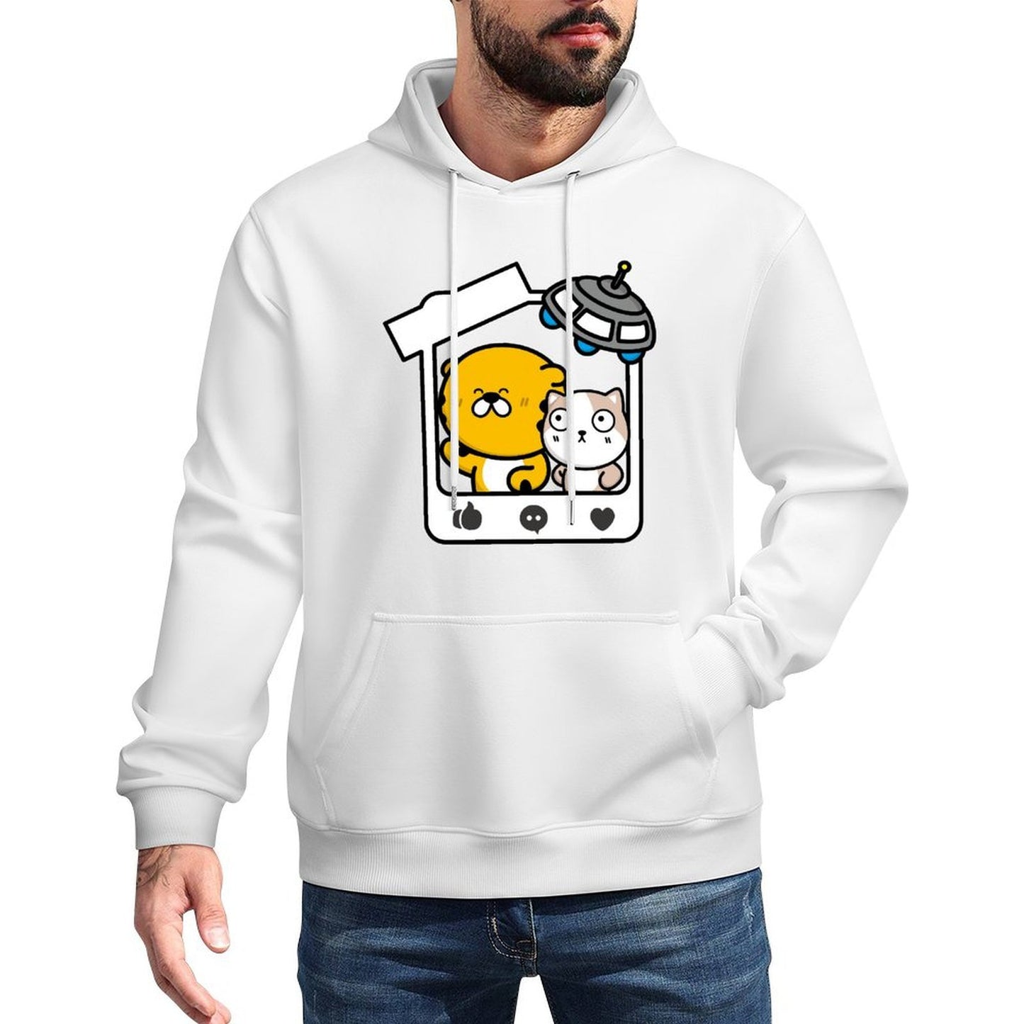 Weekend Smooth Feel Front Graphic Hoodies