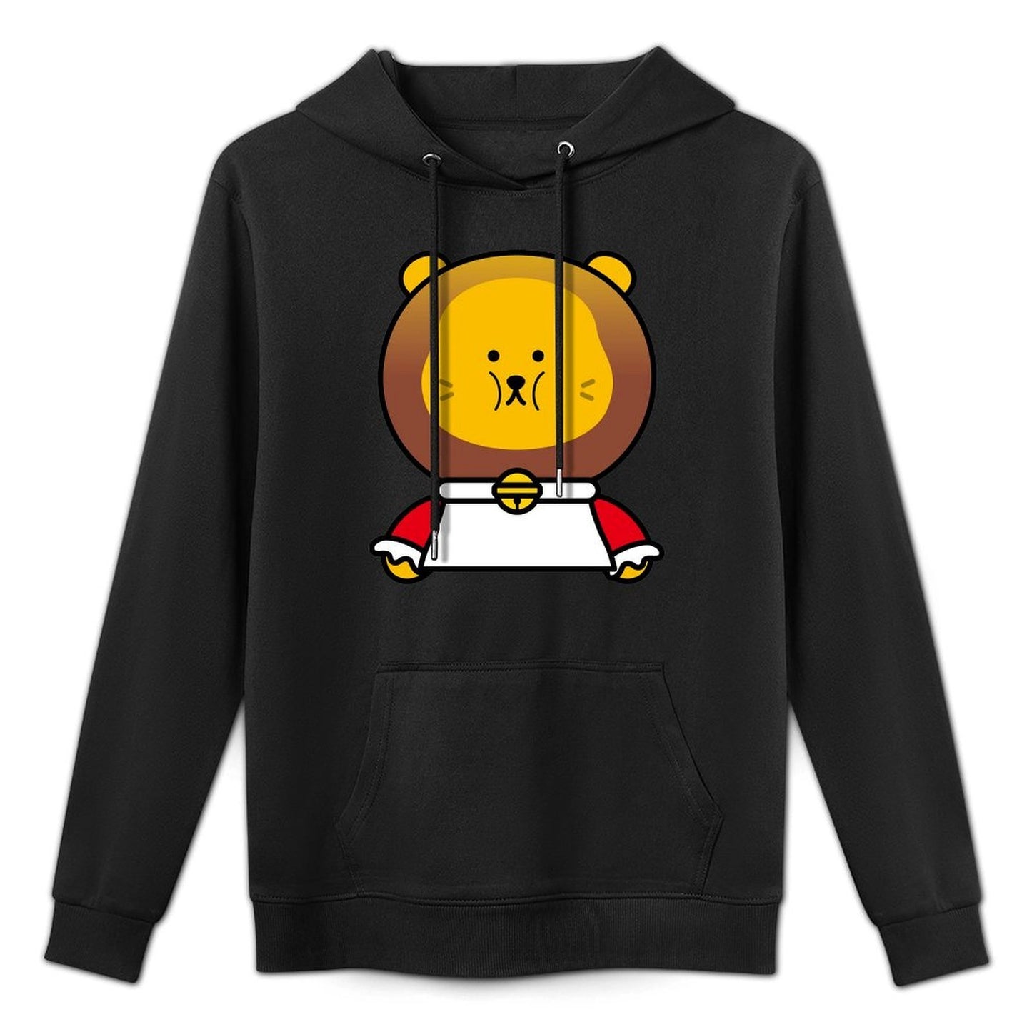 Retro Pure Front Graphic Hoodies