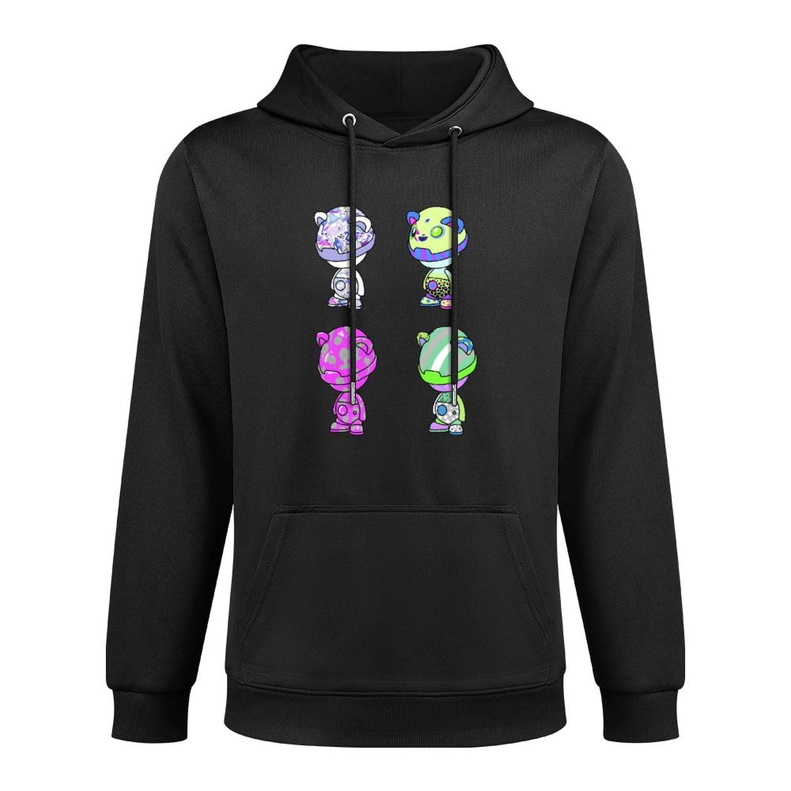 Hoodie Front PatternComfortSeries Crew Neck