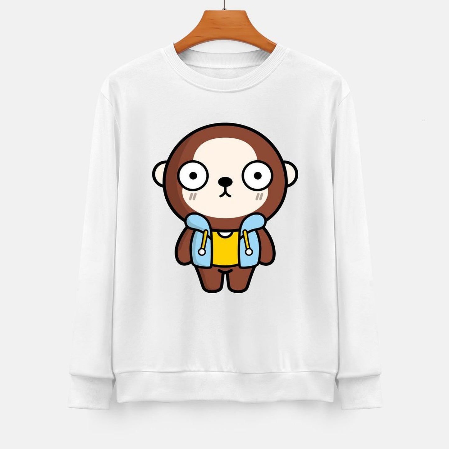 Front Patterned Long Sleeve TopPremiumSeries Crisp Print