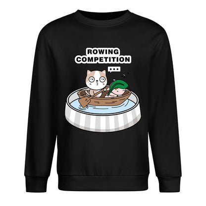 Front Patterned Long Sleeve TopOutdoor Colorfast