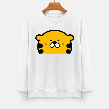 Front Patterned Long Sleeve TopEssential YearRound