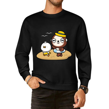Front Patterned Long Sleeve TopSoft-Touch Timeless