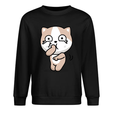 Front Patterned Long Sleeve TopClassicFit Relaxed