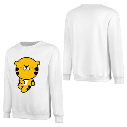 Front Patterned Long Sleeve TopRetro Sleek