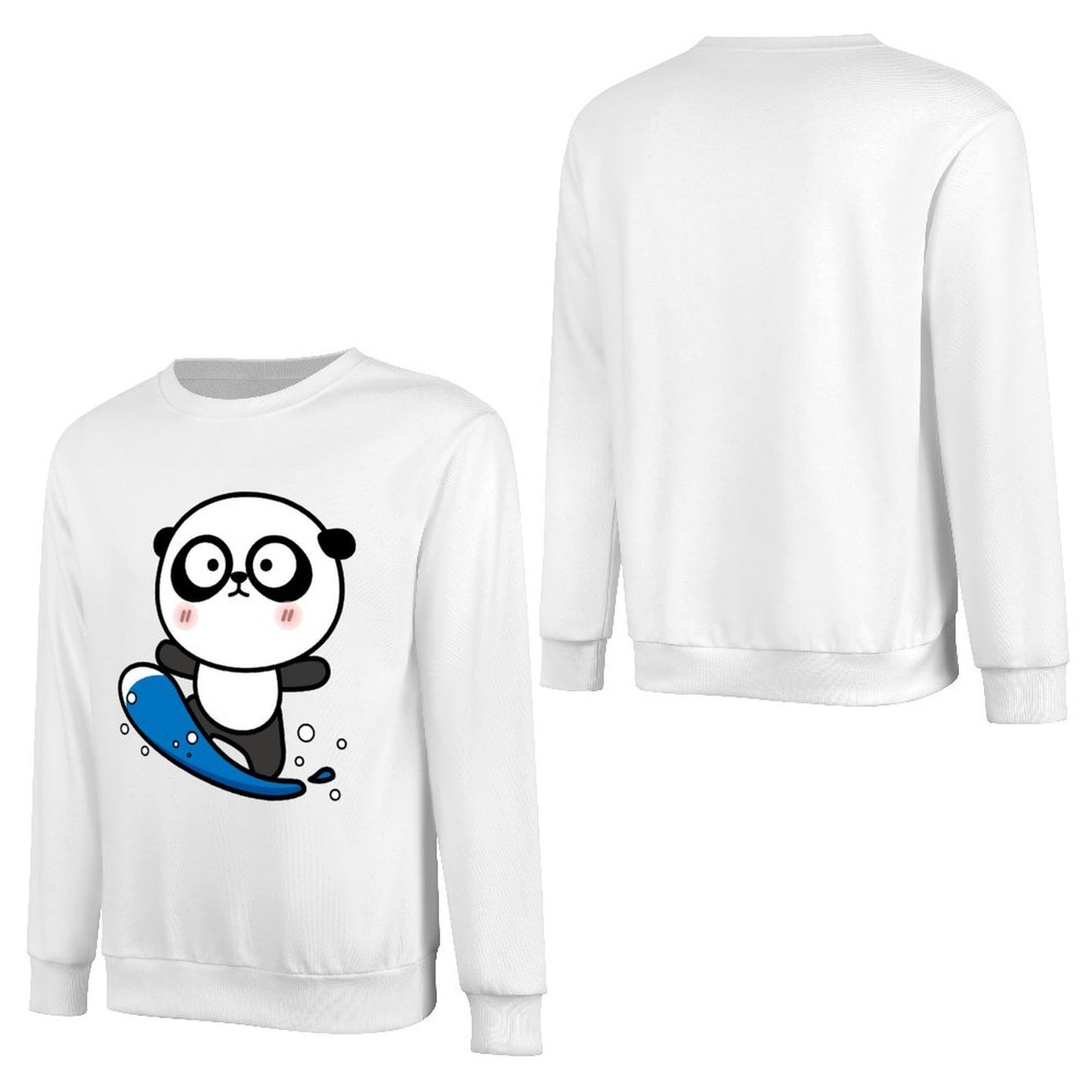 Front Patterned Long Sleeve TopEco-Conscious Relaxed