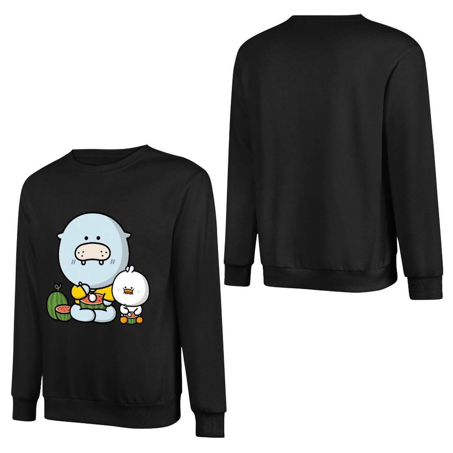 Front Patterned Long Sleeve TopRetro Fitted