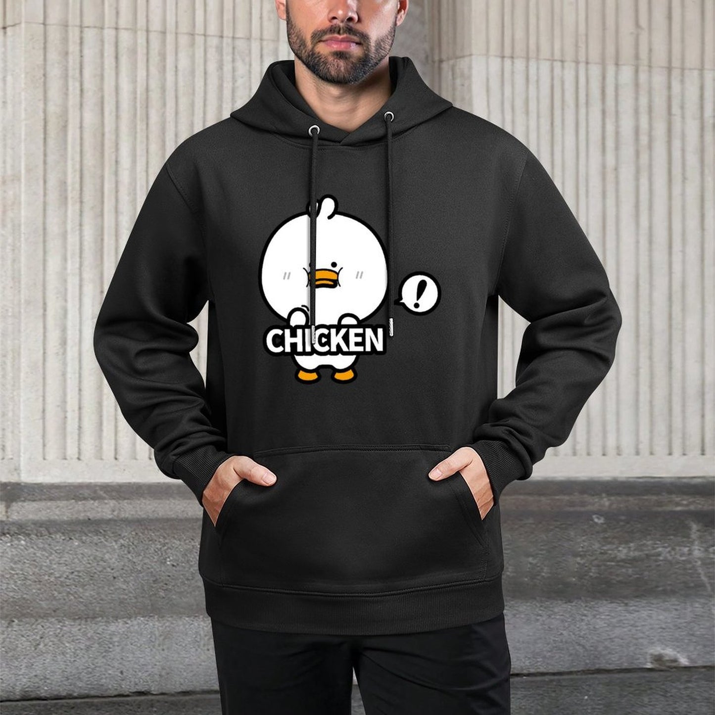 IPBR 250g Hooded Pocket Sweatshirt Front GraphicMen's Hooded  Sweatshirt4001113