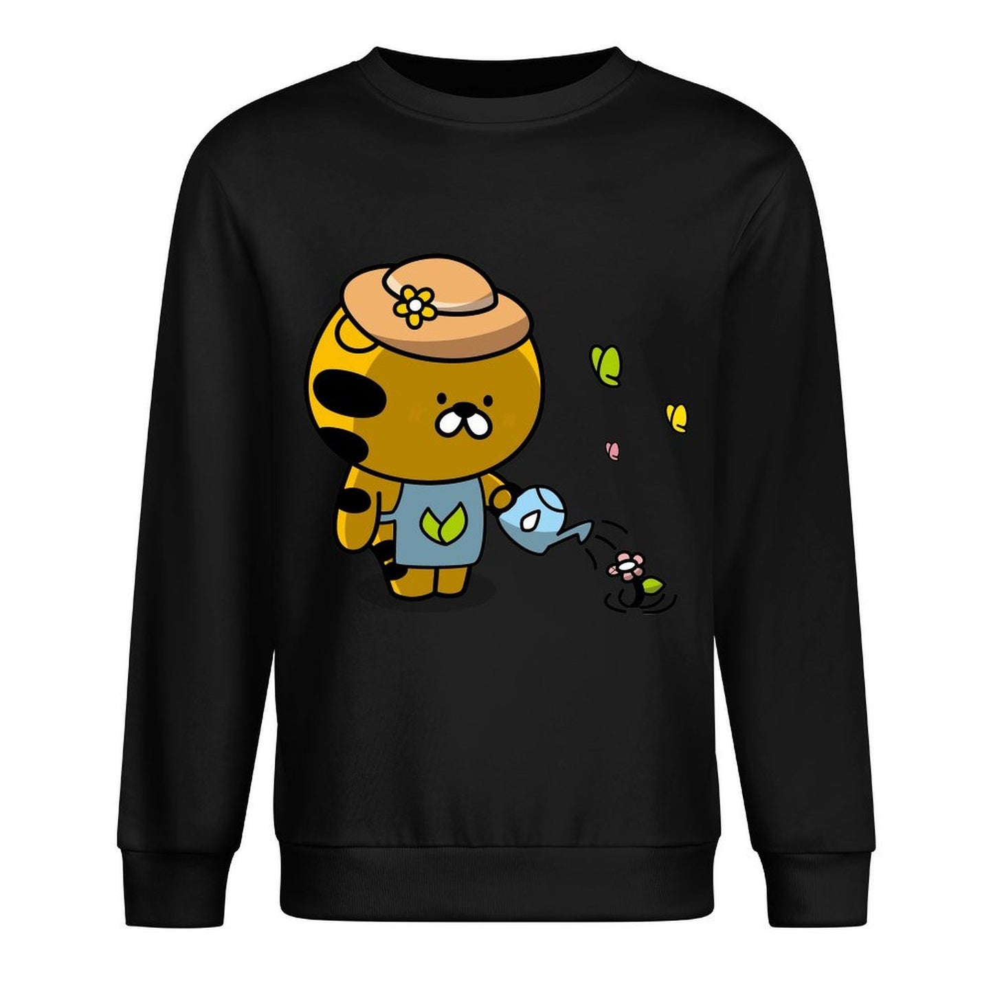 Front Patterned Long Sleeve TopUrban Heat-Transfer