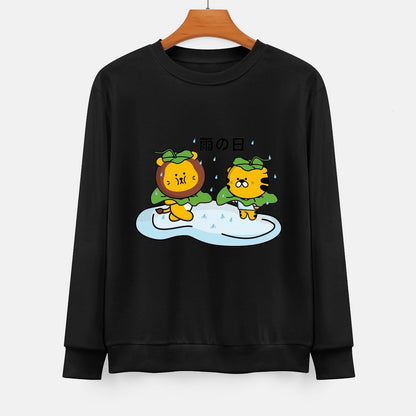  Front Patterned Long Sleeve TopMinimal EverydayComfort