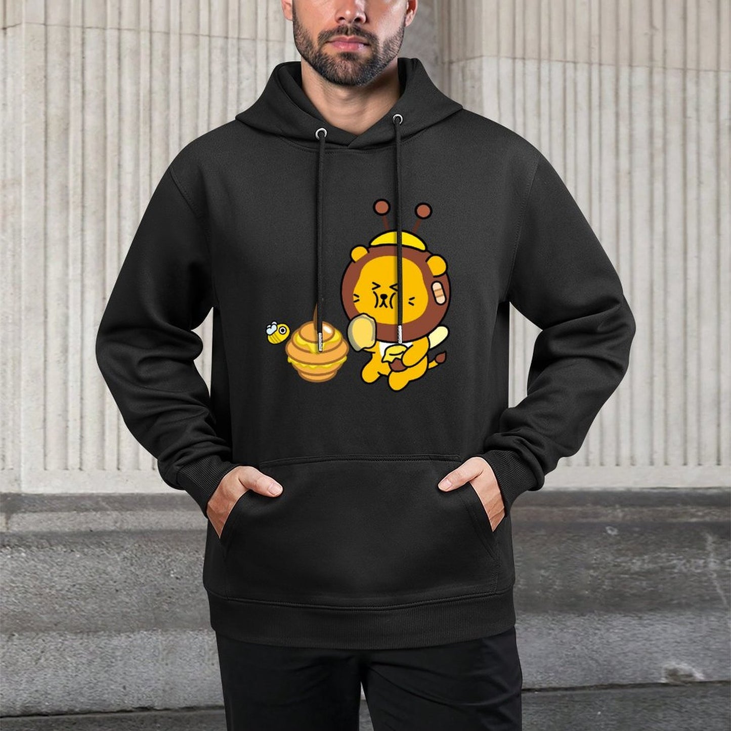 IPBR 250g Hooded Pocket Sweatshirt Front GraphicMen's Hooded  Sweatshirt4000868