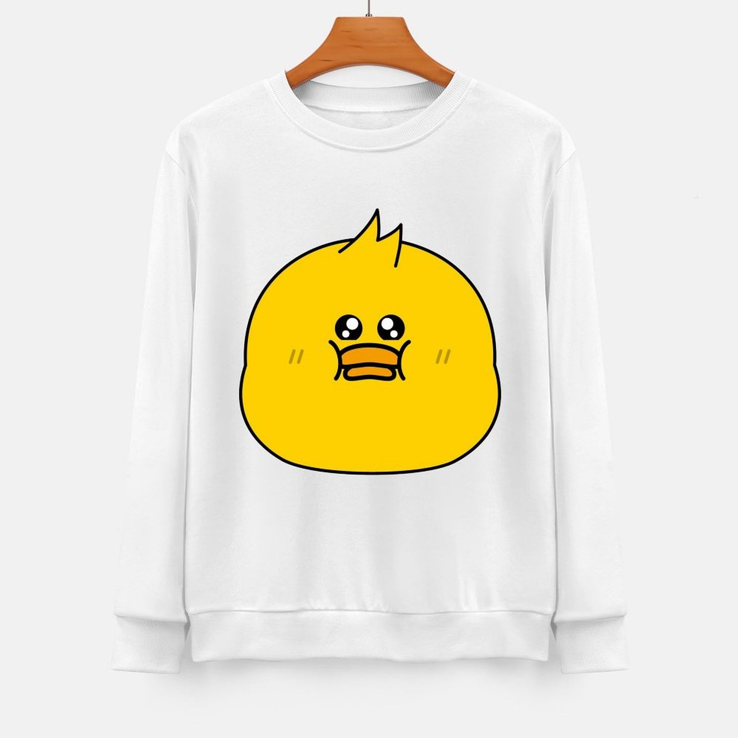 Front Patterned Long Sleeve TopBold Design-Your-Own