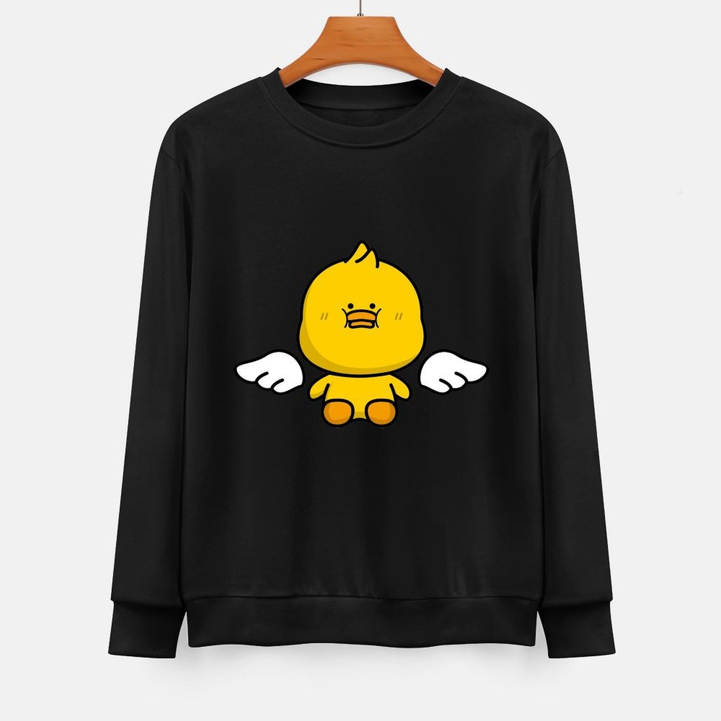  Front Patterned Long Sleeve TopNatural EverydayComfort